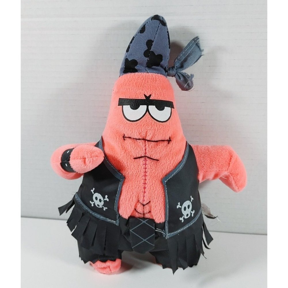 Patrick Starfish Pirate 2004 Nanco Plush Doll Spongebob Squarepants